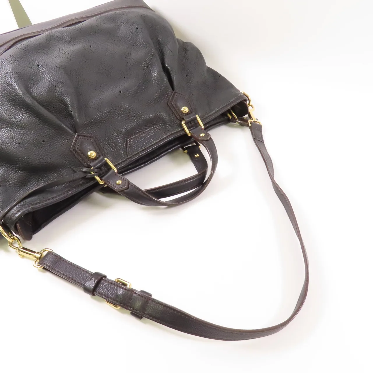 LOUIS VUITTON M93067 兩用包 牛皮 黑色 / Black 牛皮 中古品B - 縮圖 6