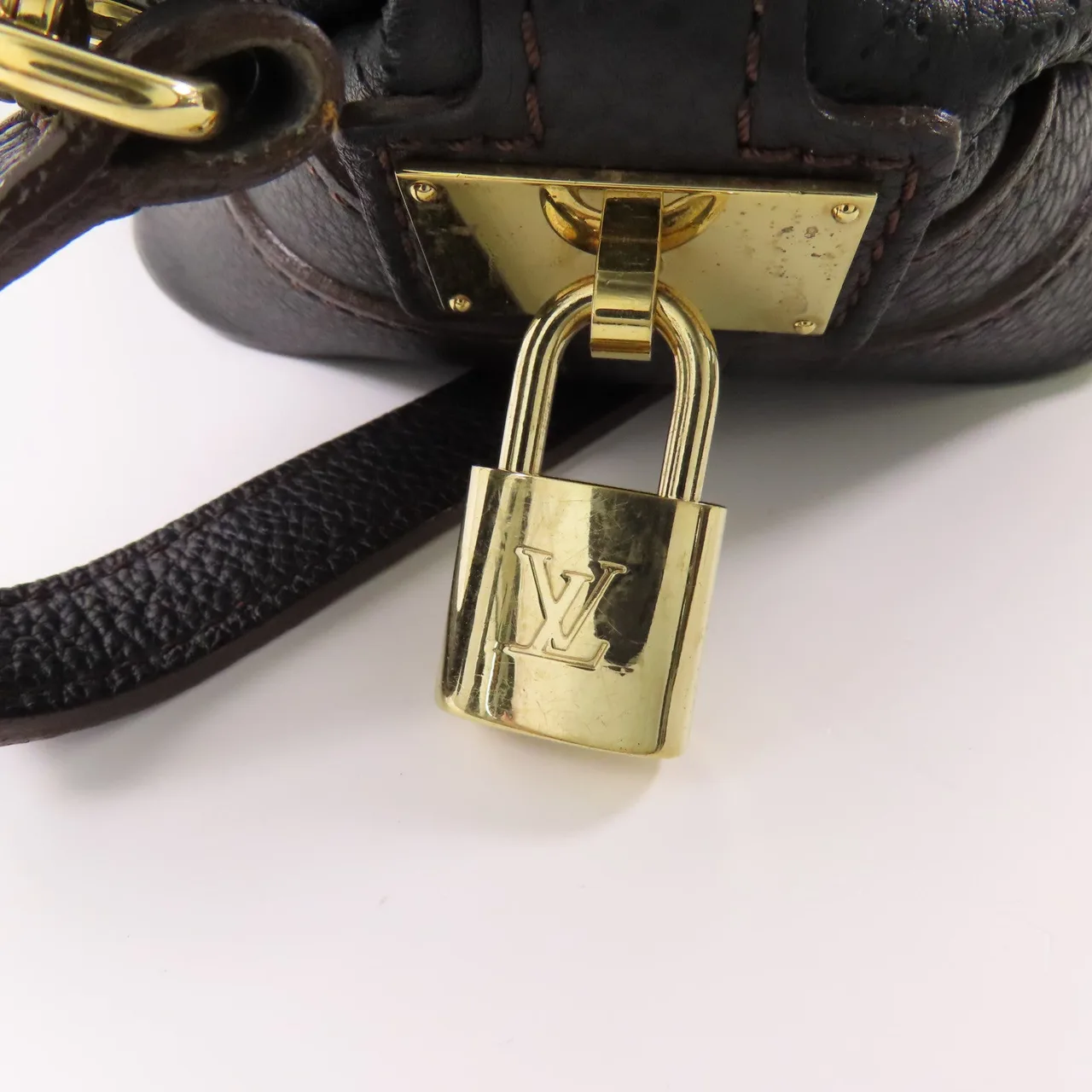 LOUIS VUITTON M93067 兩用包 牛皮 黑色 / Black 牛皮 中古品B - 縮圖 11