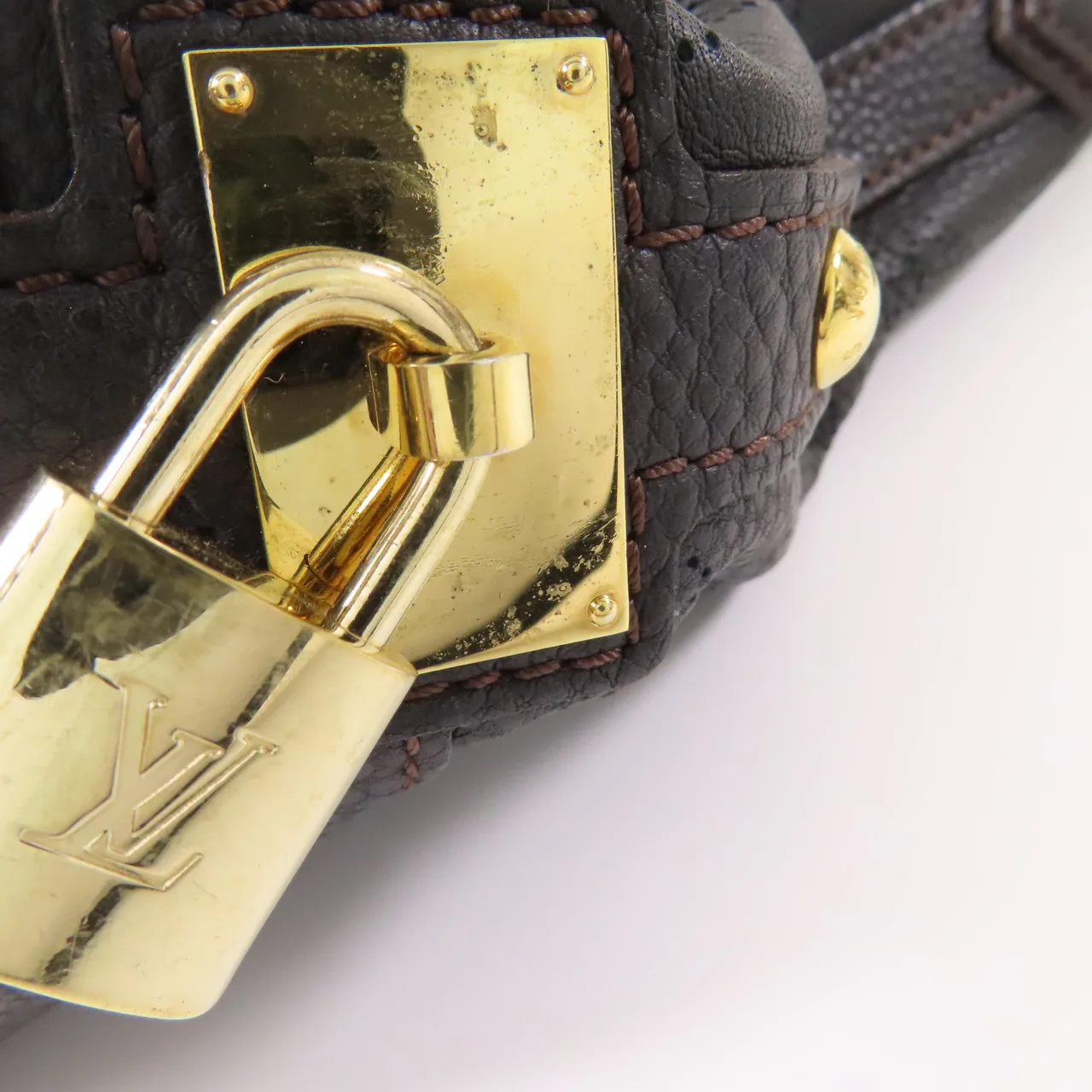 LOUIS VUITTON M93067 兩用包 牛皮 黑色 / Black 牛皮 中古品B - 縮圖 17