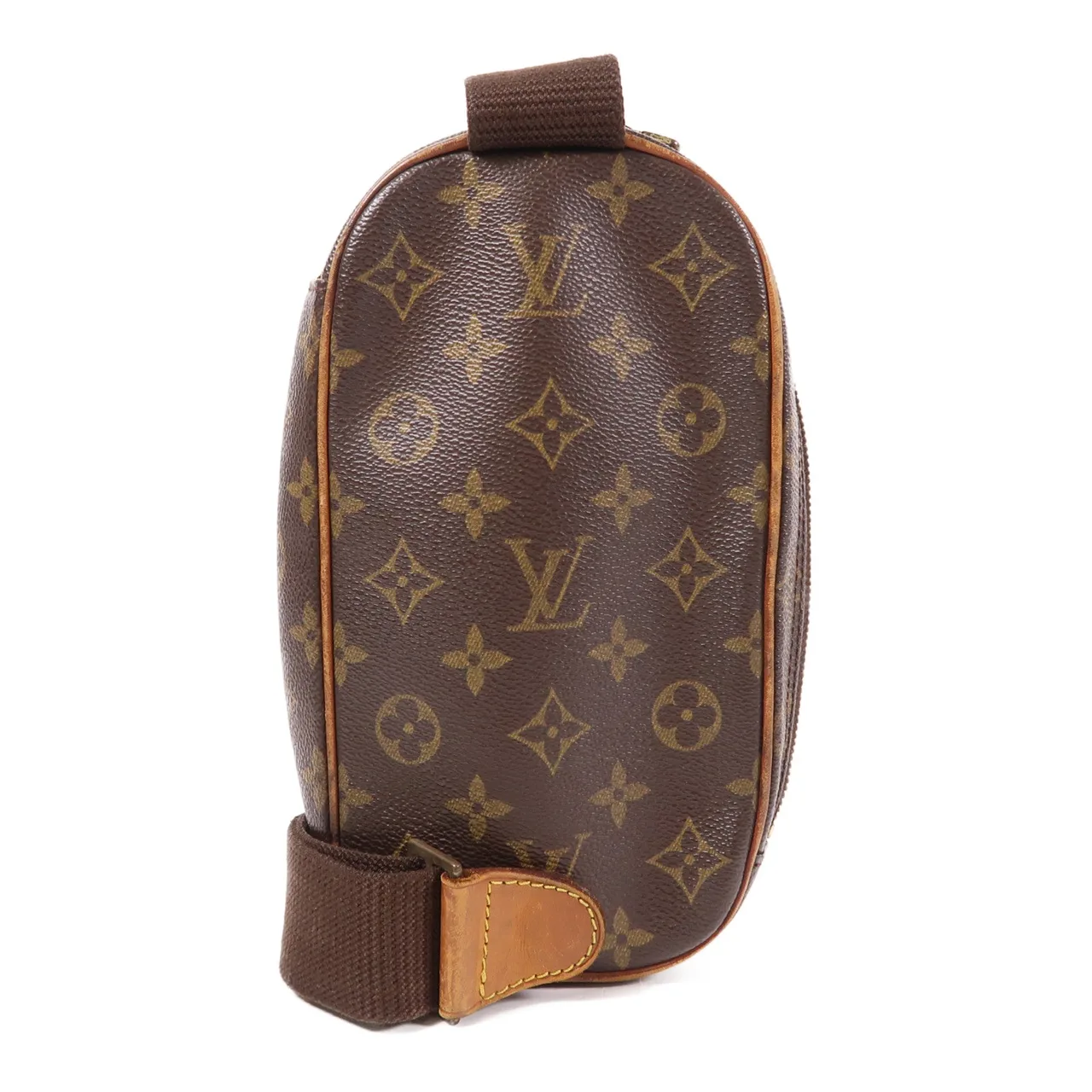 LOUIS VUITTON Pochette Gange M51870 腰包 塗層帆布 棕色 / Brown 塗層帆布 中古品B - 縮圖 2