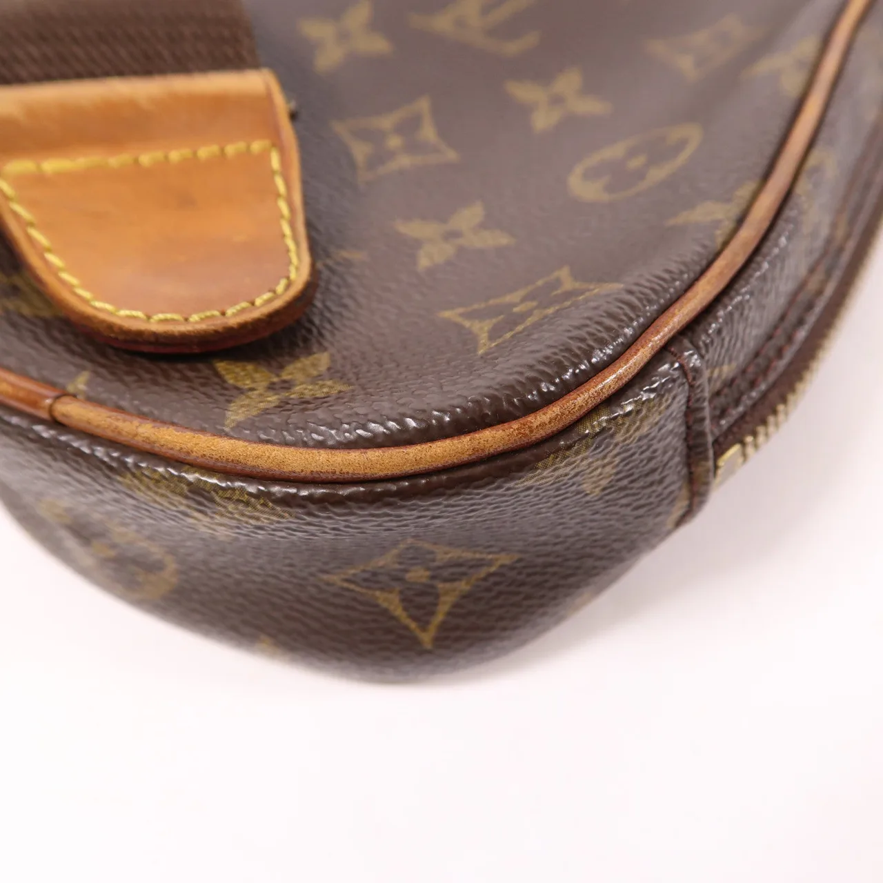 LOUIS VUITTON Pochette Gange M51870 腰包 塗層帆布 棕色 / Brown 塗層帆布 中古品B - 縮圖 11