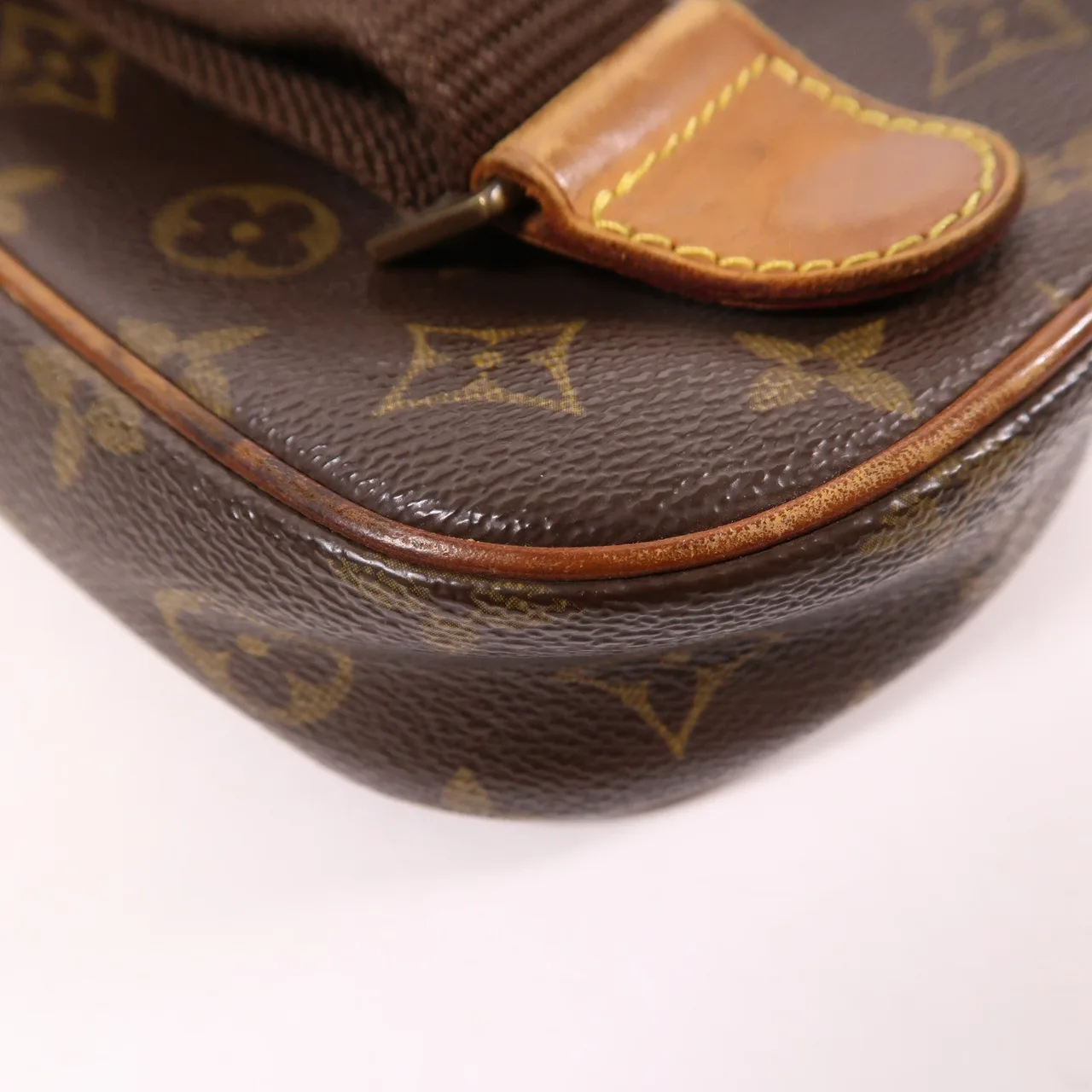 LOUIS VUITTON Pochette Gange M51870 腰包 塗層帆布 棕色 / Brown 塗層帆布 中古品B - 縮圖 12