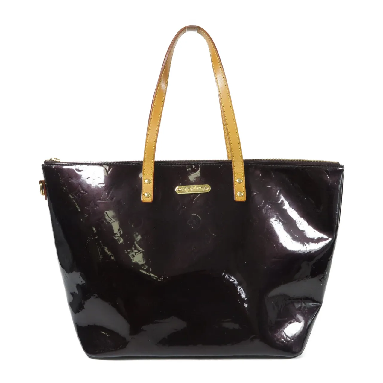 LOUIS VUITTON Bellevue M93589 Handbag Leather 紅色 / Red