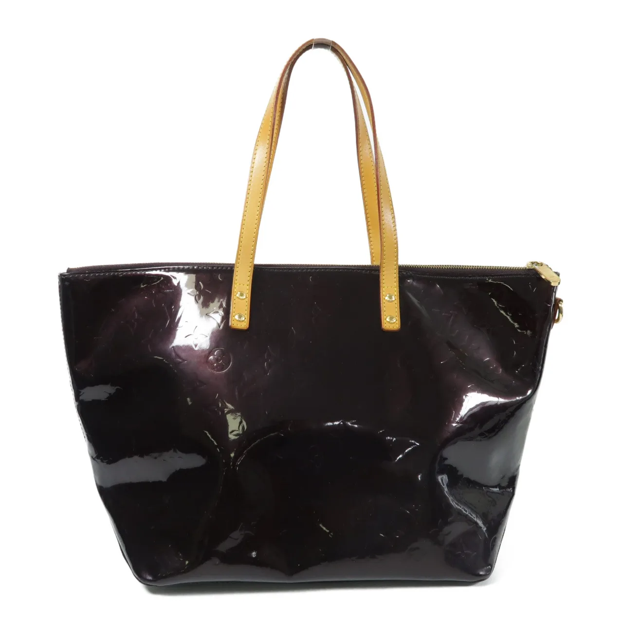 LOUIS VUITTON Bellevue M93589 手提包 皮革 紅色 / Red 皮革 中古品B - 縮圖 2