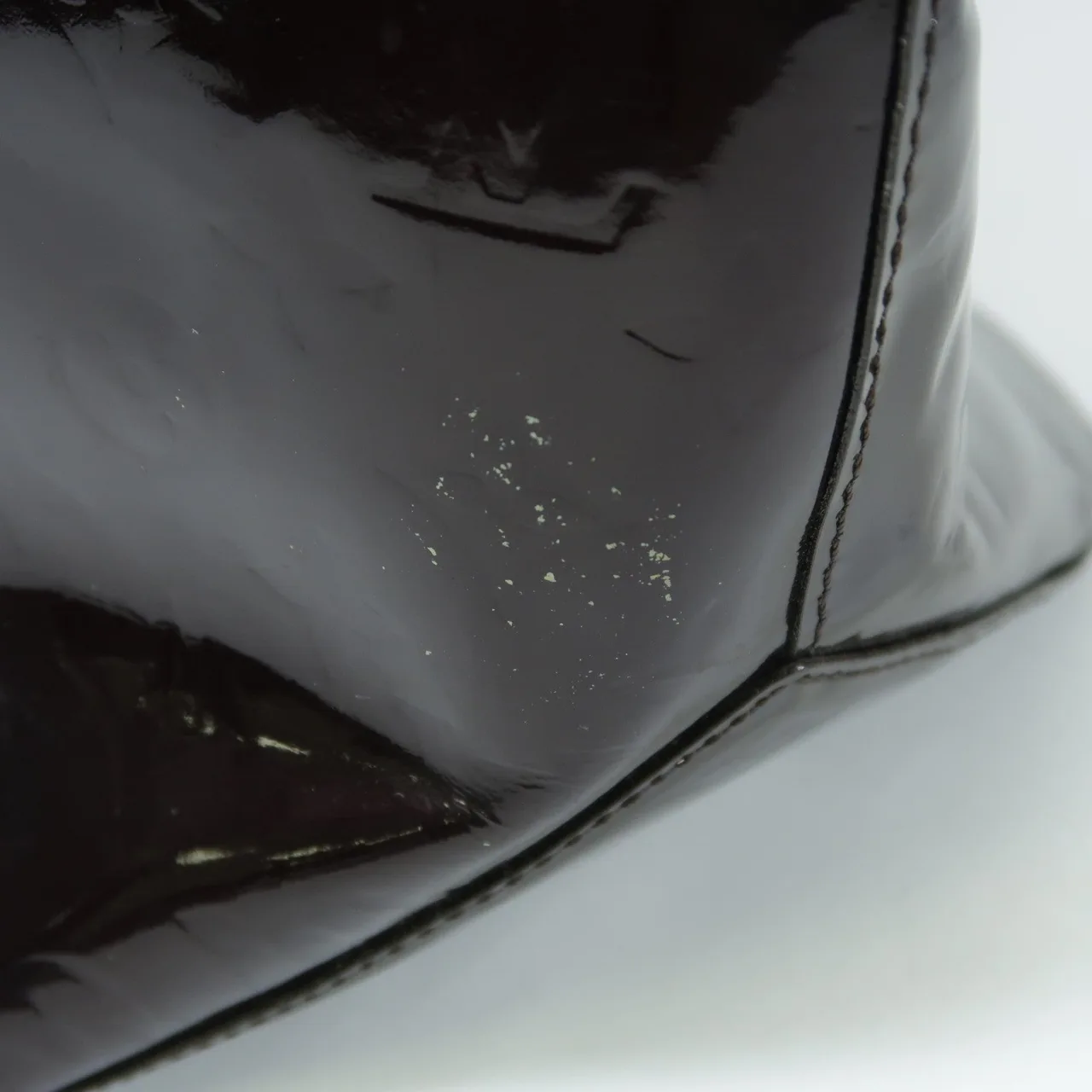 LOUIS VUITTON Bellevue M93589 手提包 皮革 紅色 / Red 皮革 中古品B - 縮圖 15