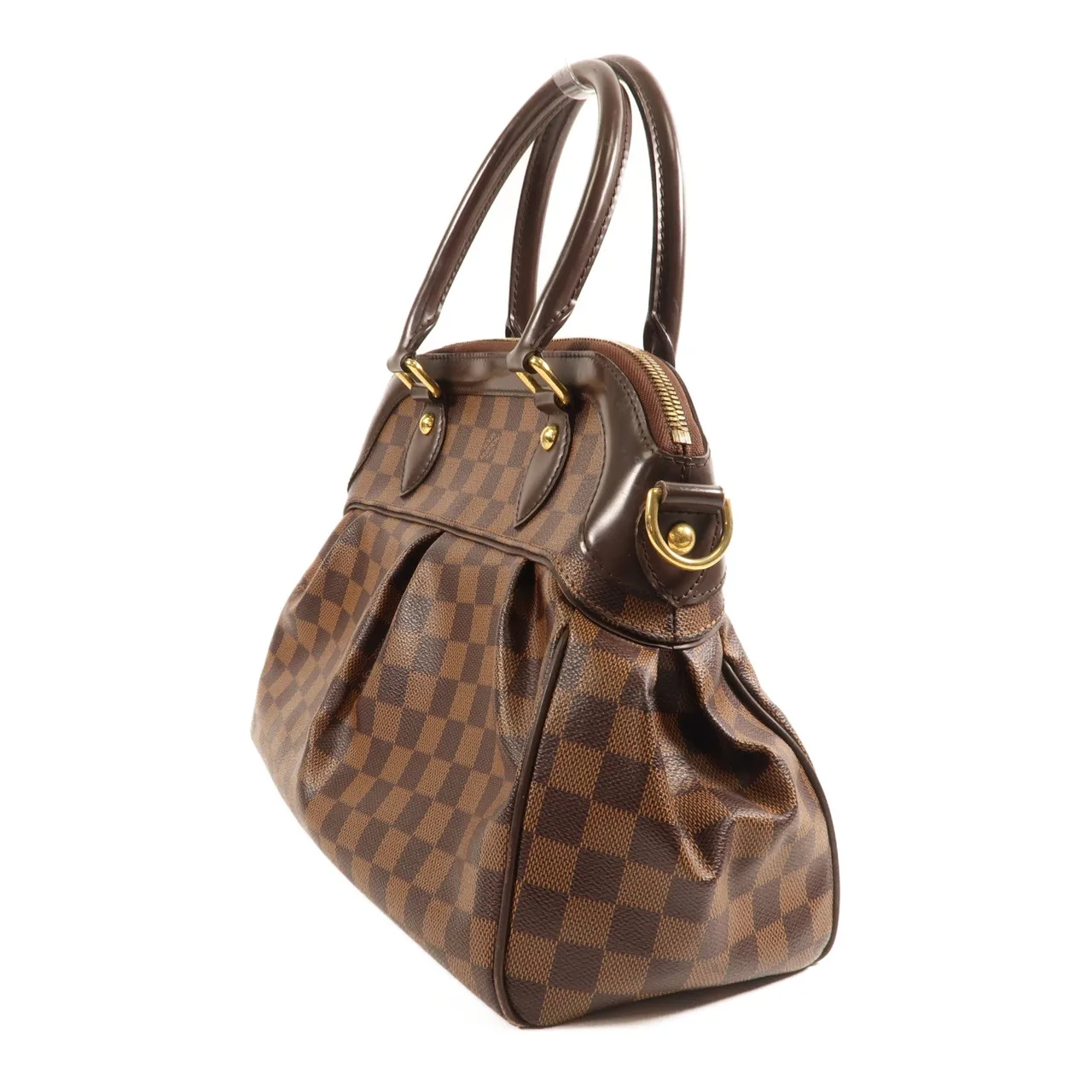 LOUIS VUITTON Trevi N51997 兩用包 塗層帆布 棕色 塗層帆布 中古品B - 縮圖 3