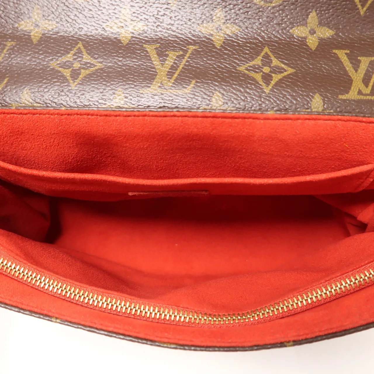 LOUIS VUITTON Saint Placide M43713 肩背包 塗層帆布 棕色 / 紅色 / Red 塗層帆布 中古品B - 縮圖 11
