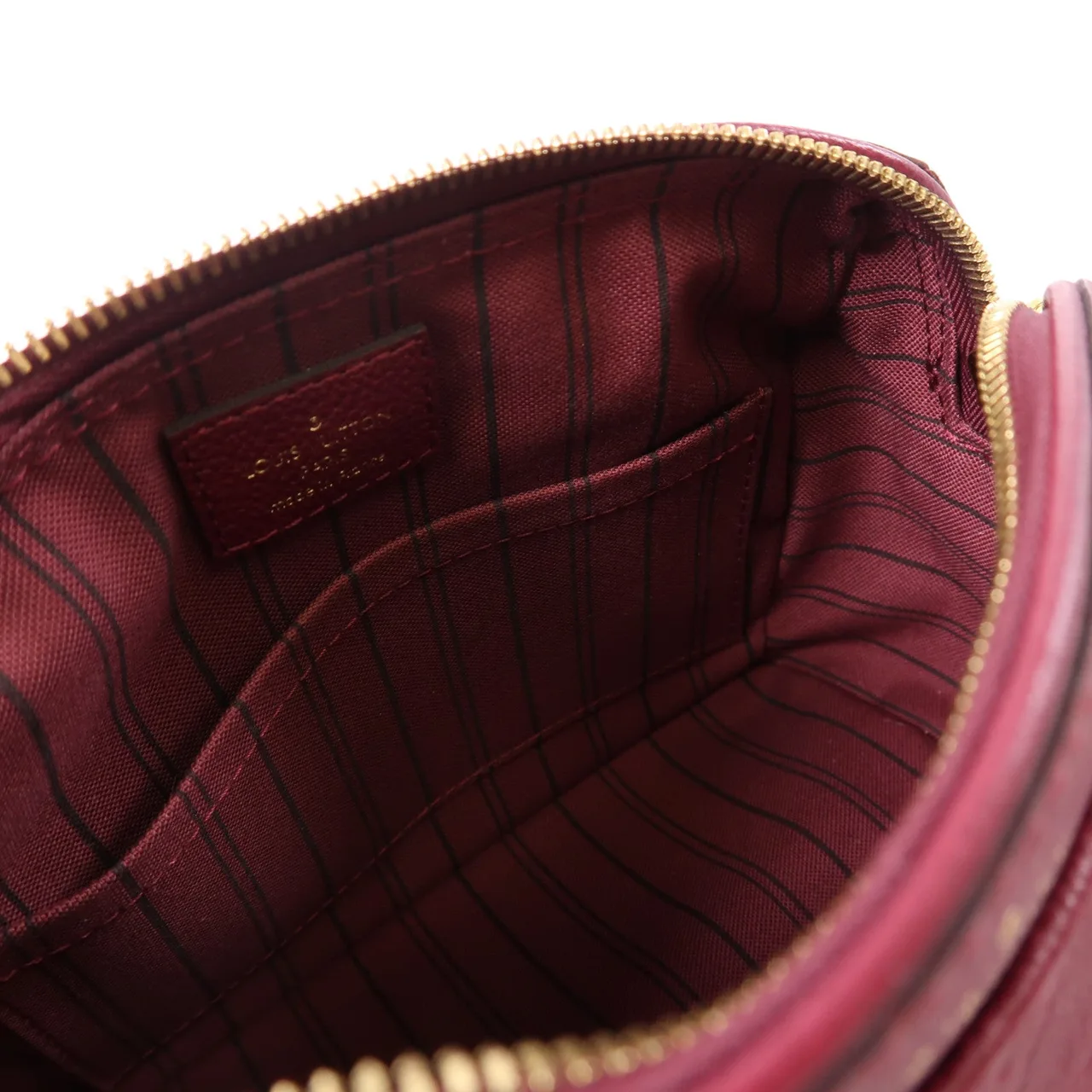 LOUIS VUITTON Speedy M40762 兩用包 牛皮 紅色 / Red 牛皮 中古品A - 縮圖 5