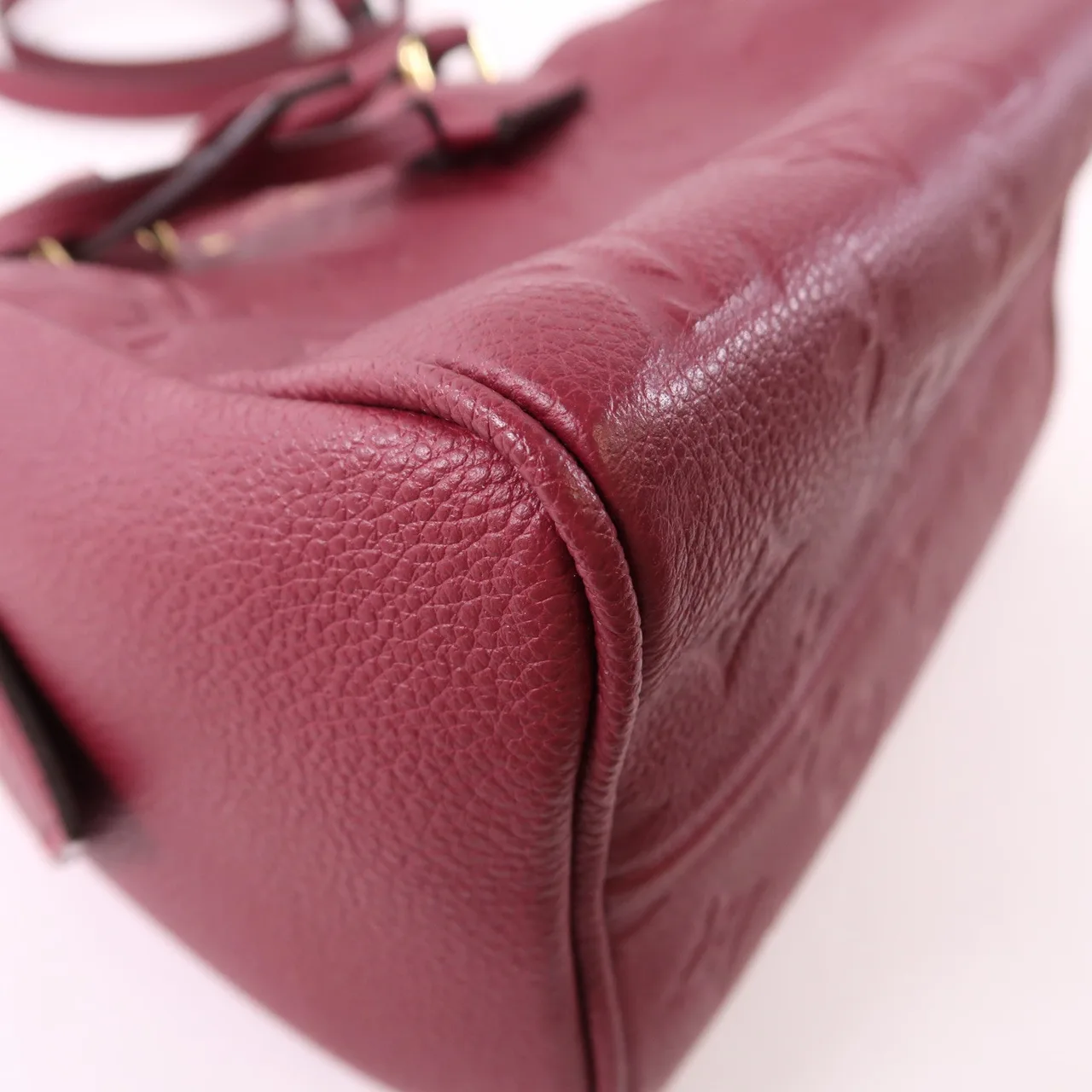 LOUIS VUITTON Speedy M40762 兩用包 牛皮 紅色 / Red 牛皮 中古品A - 縮圖 10