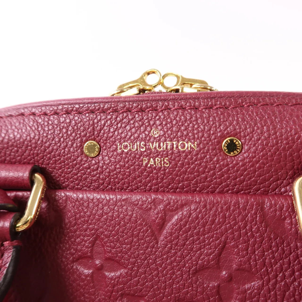 LOUIS VUITTON Speedy M40762 兩用包 牛皮 紅色 / Red 牛皮 中古品A - 縮圖 14