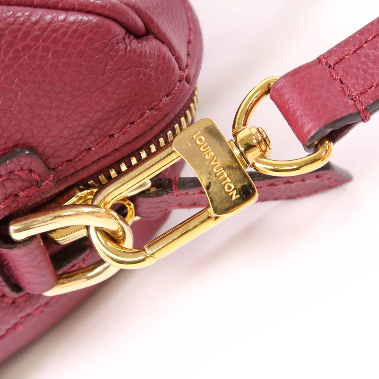 LOUIS VUITTON Speedy M40762 兩用包 牛皮 紅色 / Red 牛皮 中古品A - 縮圖 15