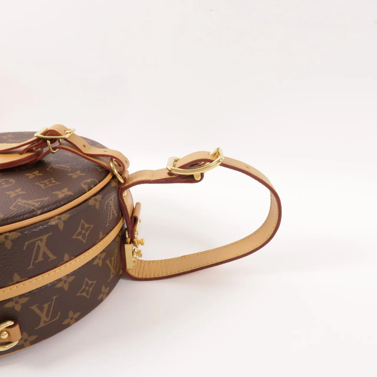 LOUIS VUITTON Petite Boite Chapeau M43514 兩用包 塗層帆布 棕色 塗層帆布 中古品A - 縮圖 6