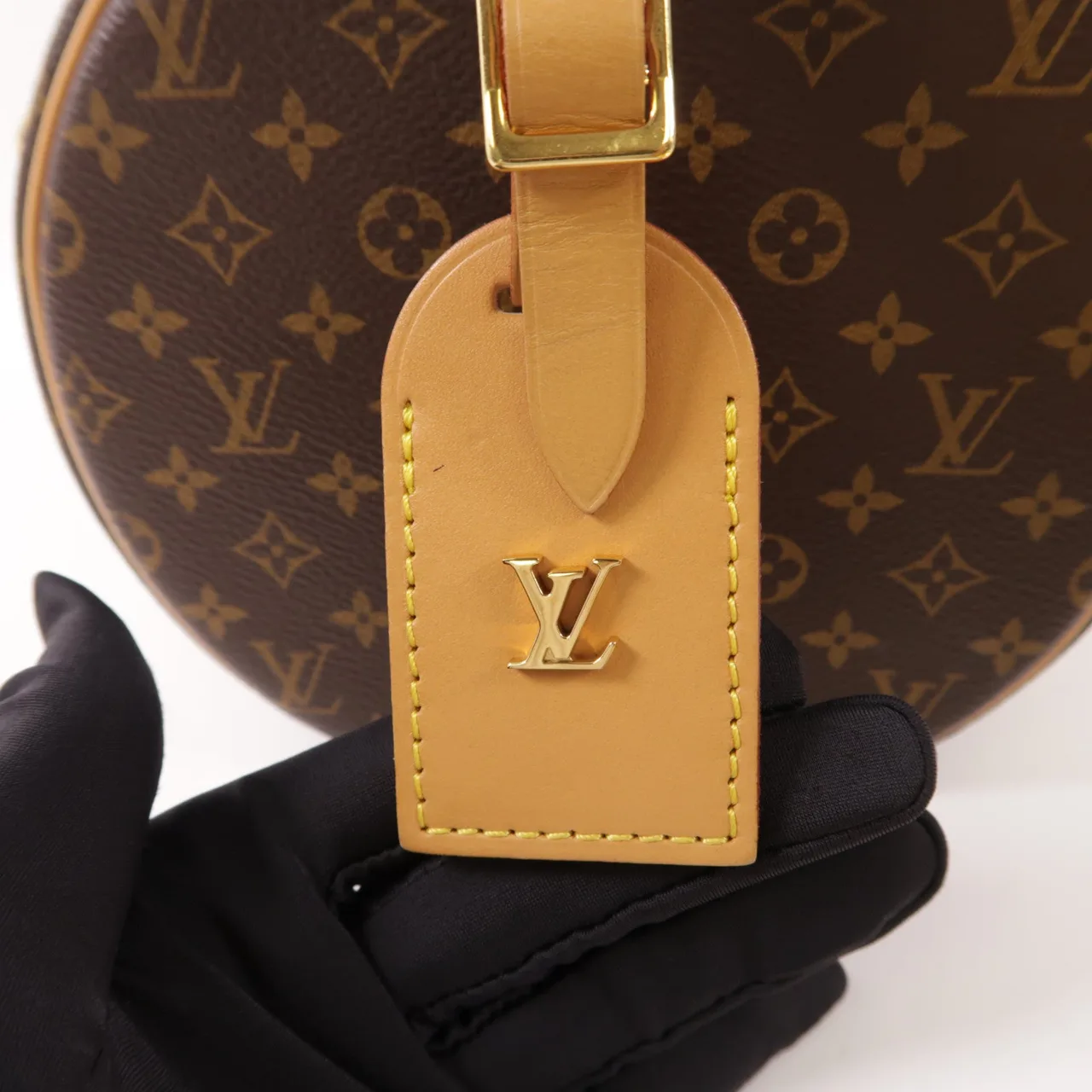 LOUIS VUITTON Petite Boite Chapeau M43514 兩用包 塗層帆布 棕色 塗層帆布 中古品A - 縮圖 10