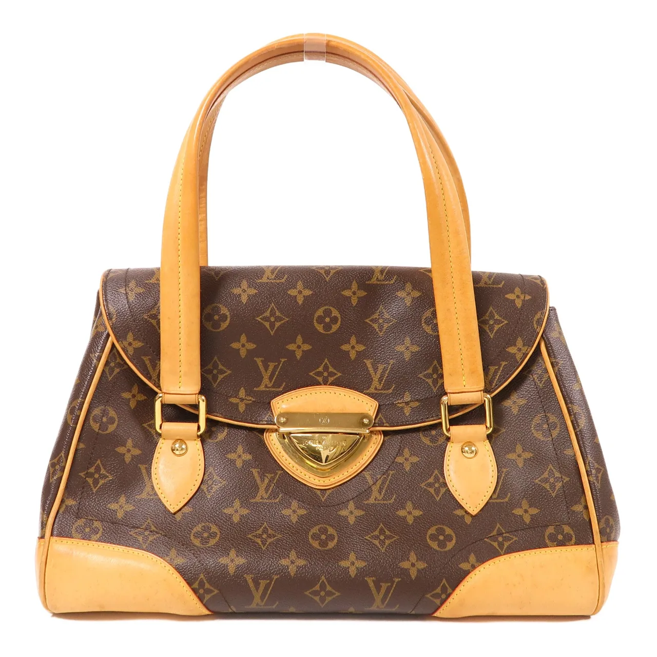 LOUIS VUITTON Beverly M40120 Shoulder Bag Coated Canvas 棕色