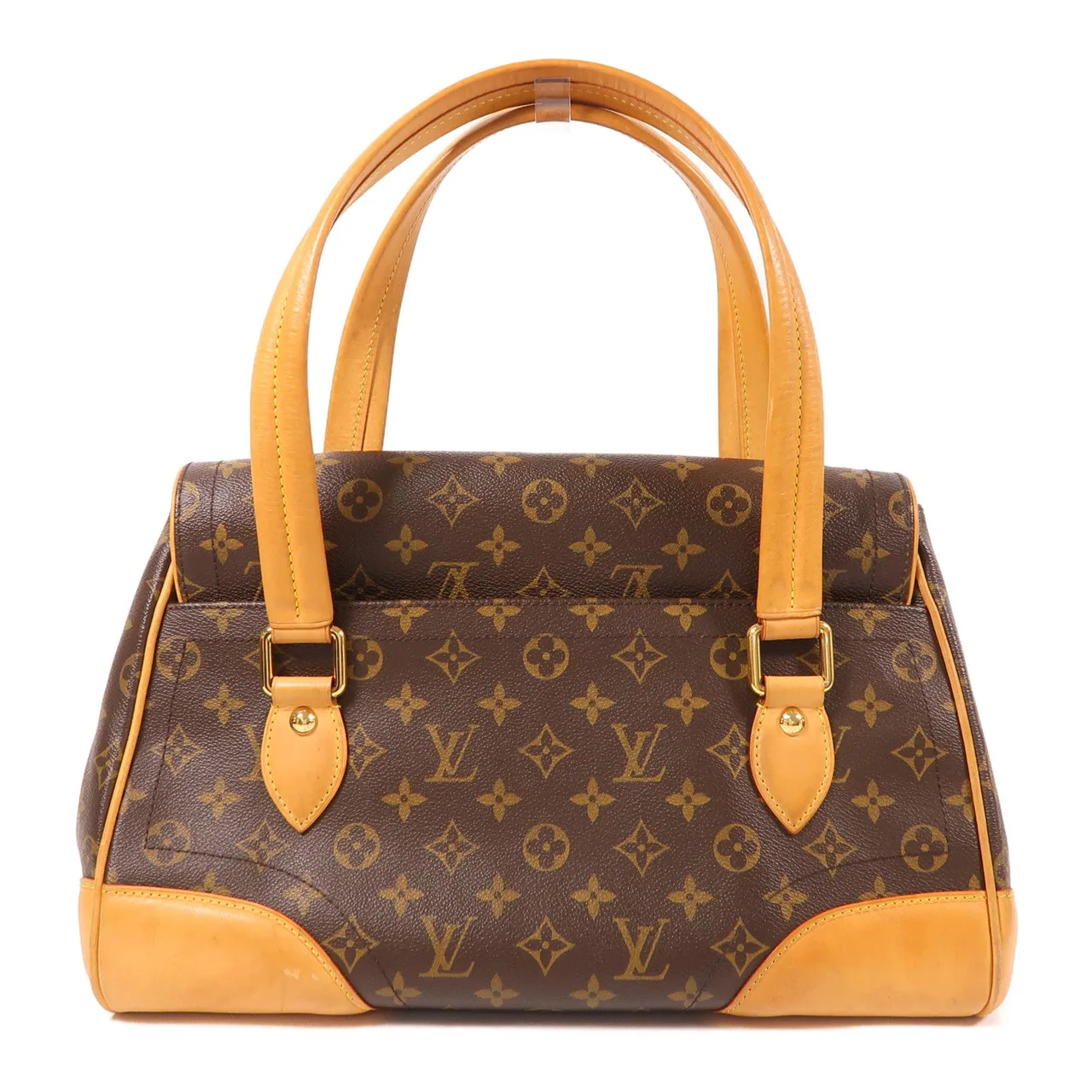 LOUIS VUITTON Beverly M40120 肩背包 塗層帆布 棕色 塗層帆布 中古品B - 縮圖 2