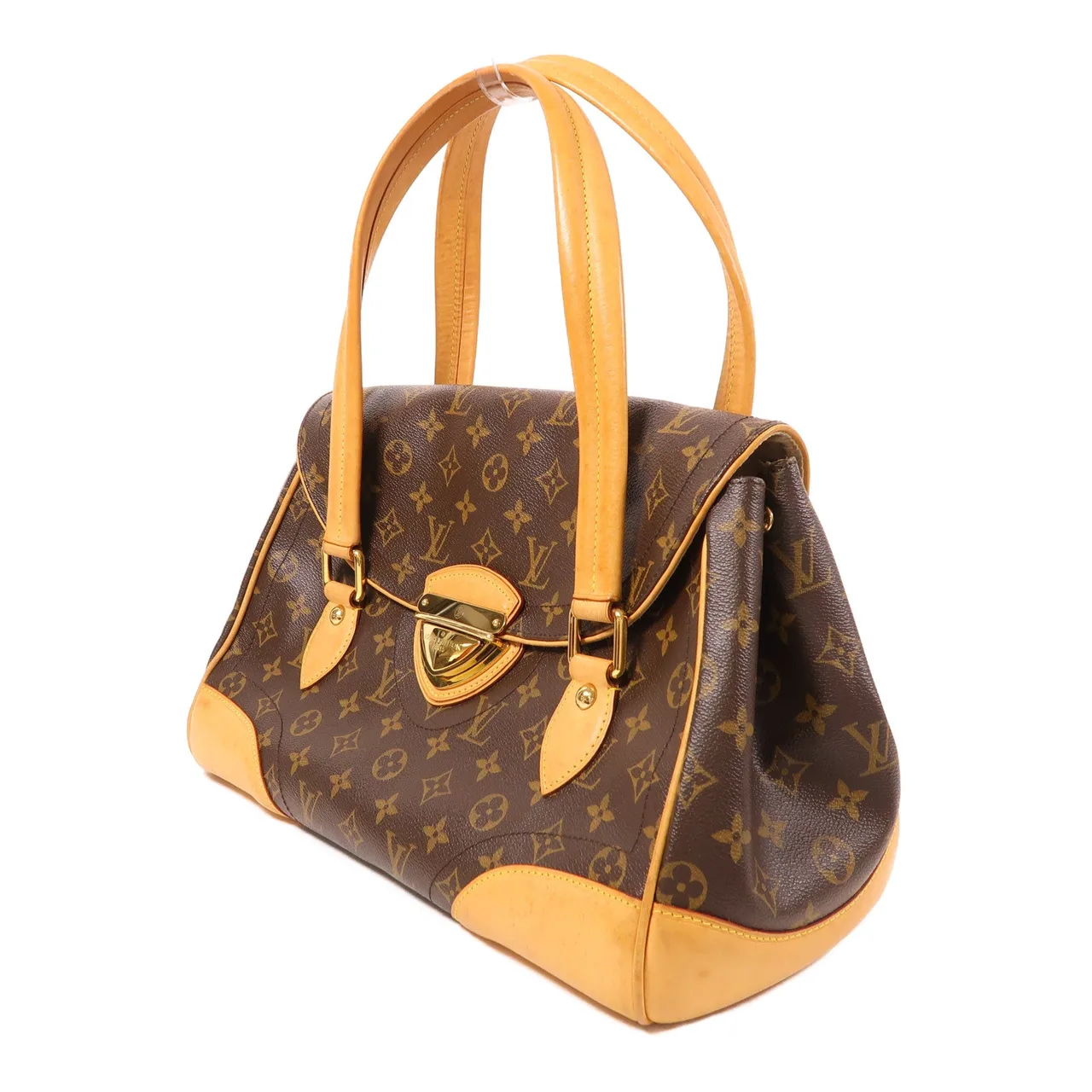 LOUIS VUITTON Beverly M40120 肩背包 塗層帆布 棕色 塗層帆布 中古品B - 縮圖 3