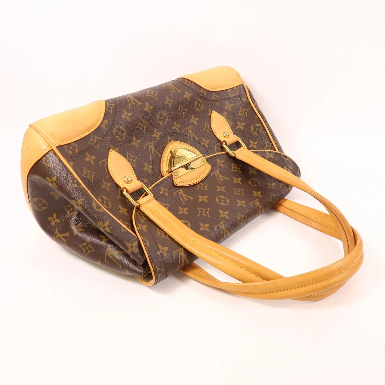 LOUIS VUITTON Beverly M40120 肩背包 塗層帆布 棕色 塗層帆布 中古品B - 縮圖 8