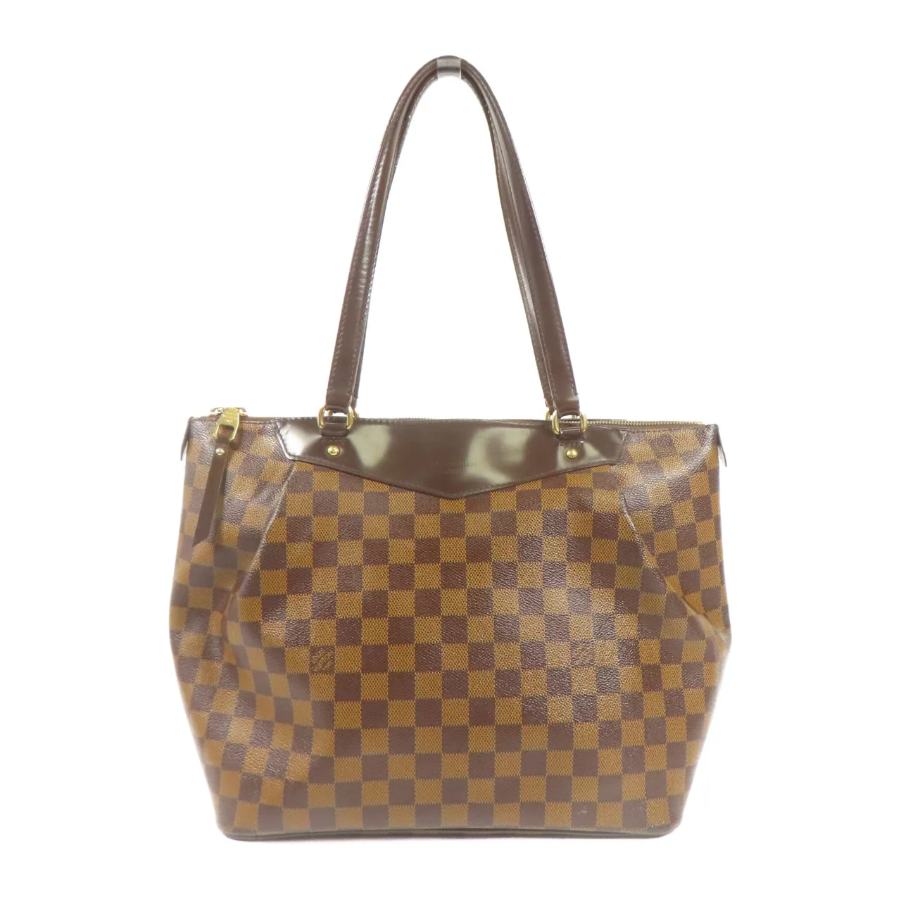 LOUIS VUITTON Westminster N41103 Shoulder Bag Coated Canvas 棕色