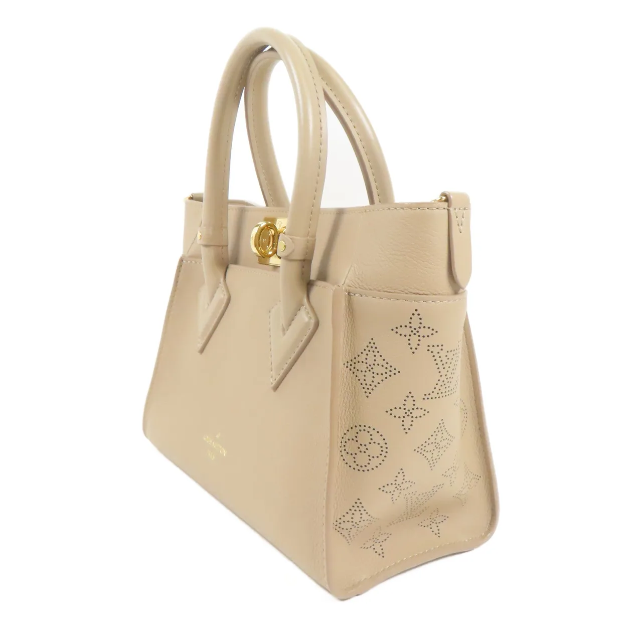 LOUIS VUITTON On My Side M20600 兩用包 牛皮 米色 / Galet Beige 牛皮 中古品A - 縮圖 3