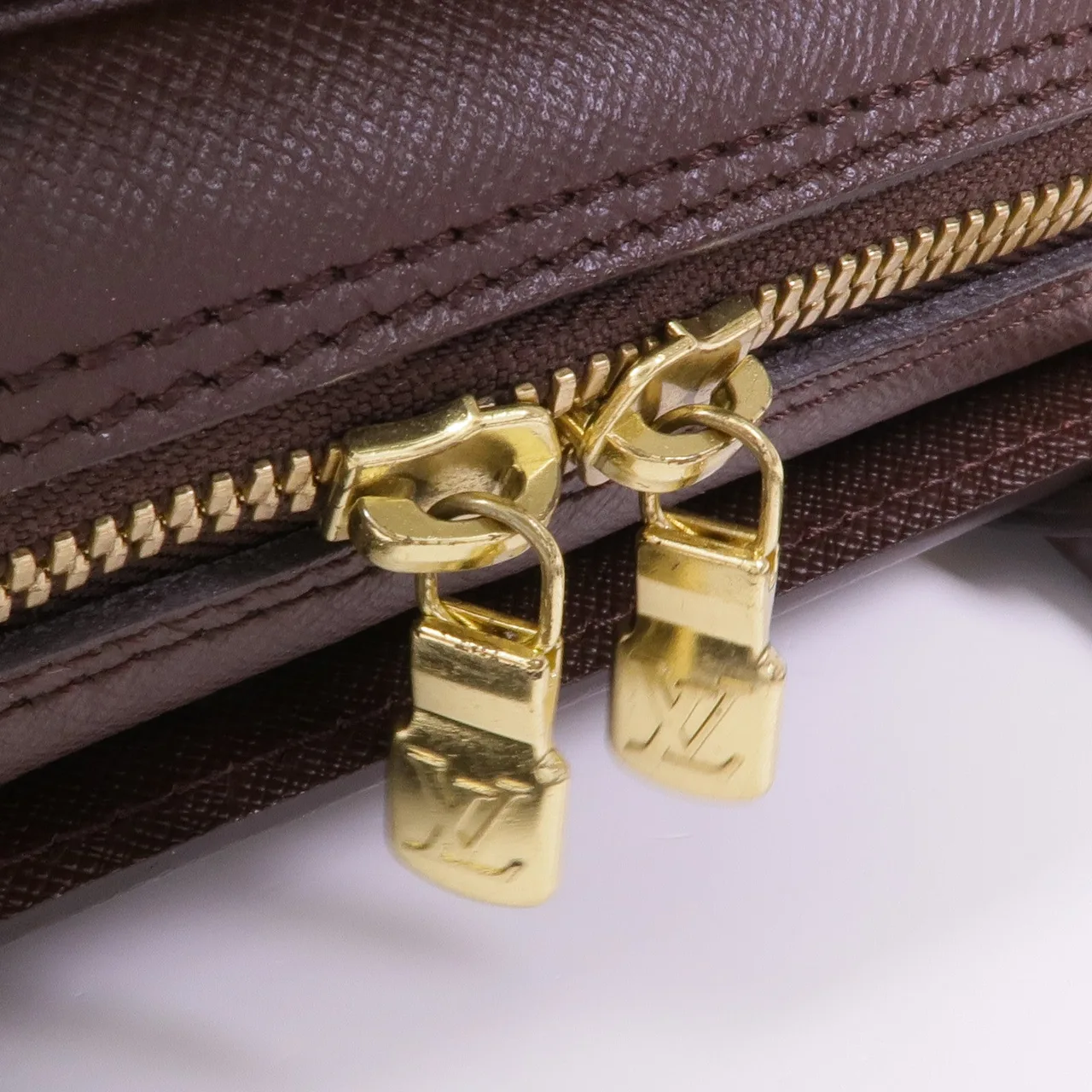 LOUIS VUITTON N51155 手提包 塗層帆布 棕色 / Brown 塗層帆布 中古品B - 縮圖 10