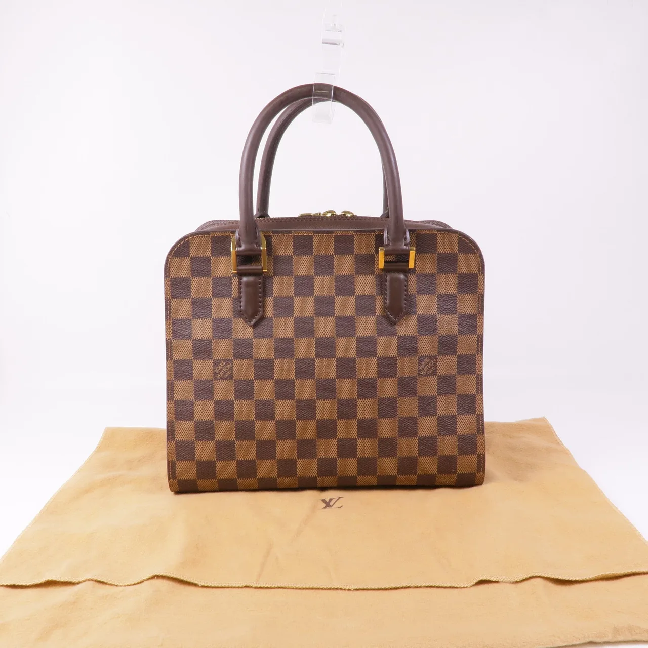 LOUIS VUITTON N51155 手提包 塗層帆布 棕色 / Brown 塗層帆布 中古品B - 縮圖 15
