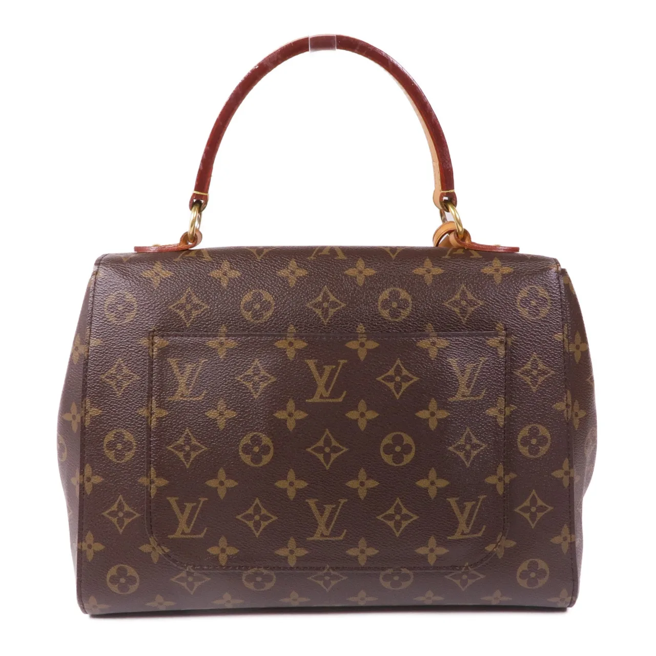 LOUIS VUITTON Cluny M42735 兩用包 塗層帆布 棕色 / 藍色 塗層帆布 中古品A - 縮圖 2
