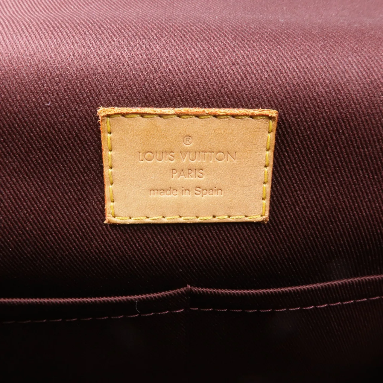 LOUIS VUITTON Cluny M42735 兩用包 塗層帆布 棕色 / 藍色 塗層帆布 中古品A - 縮圖 7