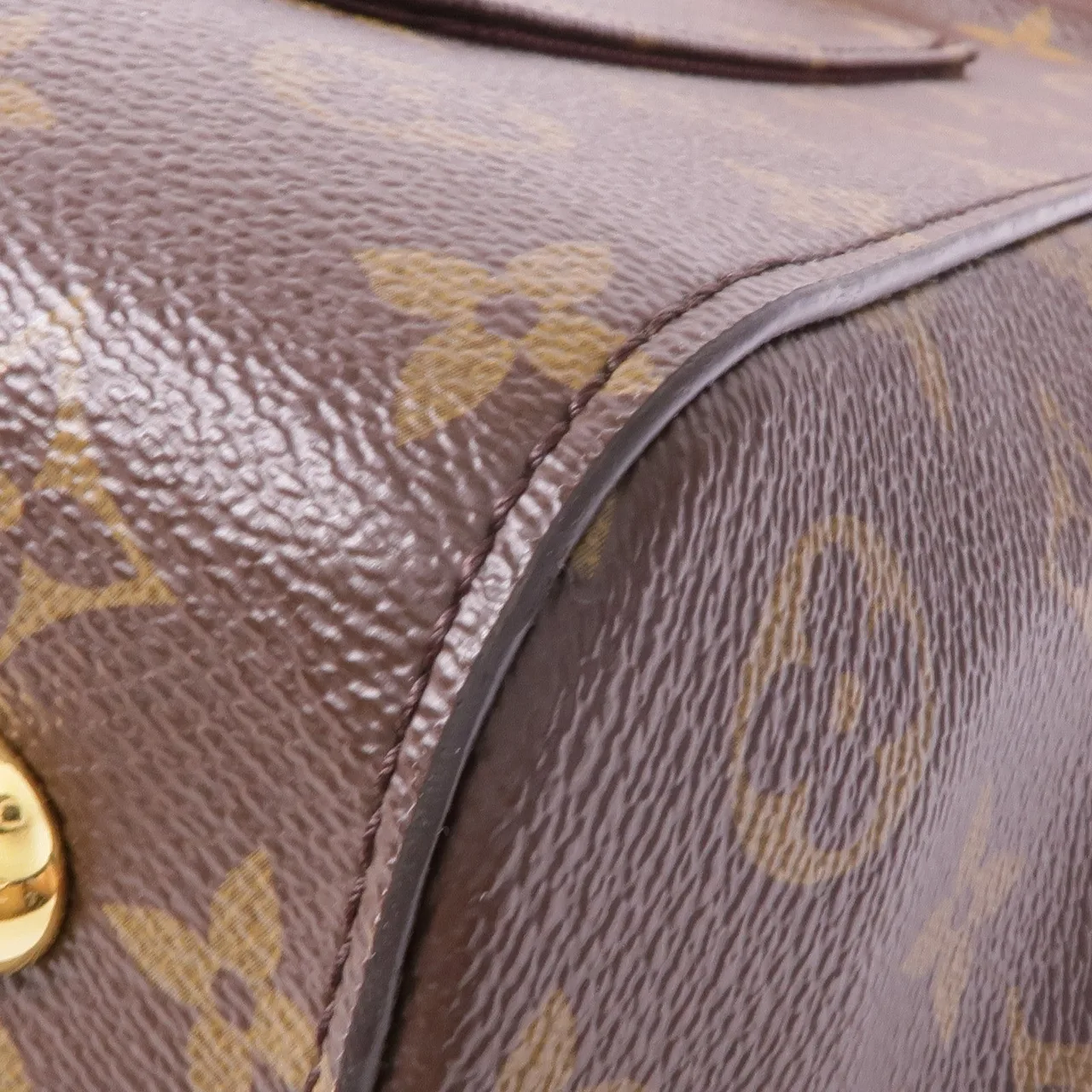 LOUIS VUITTON Cluny M42735 兩用包 塗層帆布 棕色 / 藍色 塗層帆布 中古品A - 縮圖 11