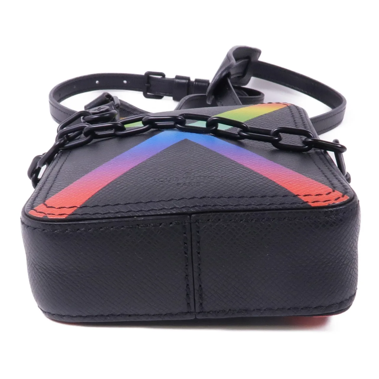 LOUIS VUITTON Danube M30332 肩背包 牛皮 黑色 / Black 牛皮 中古品A - 縮圖 4