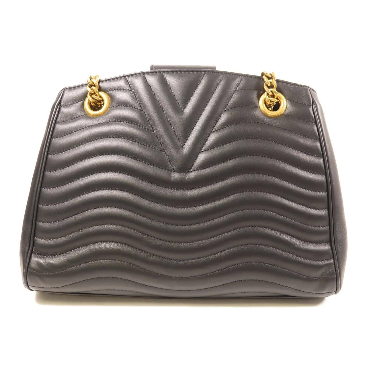 LOUIS VUITTON New Wave M51496 肩背包 牛皮 棕色 / Black 牛皮 中古品A - 縮圖 2