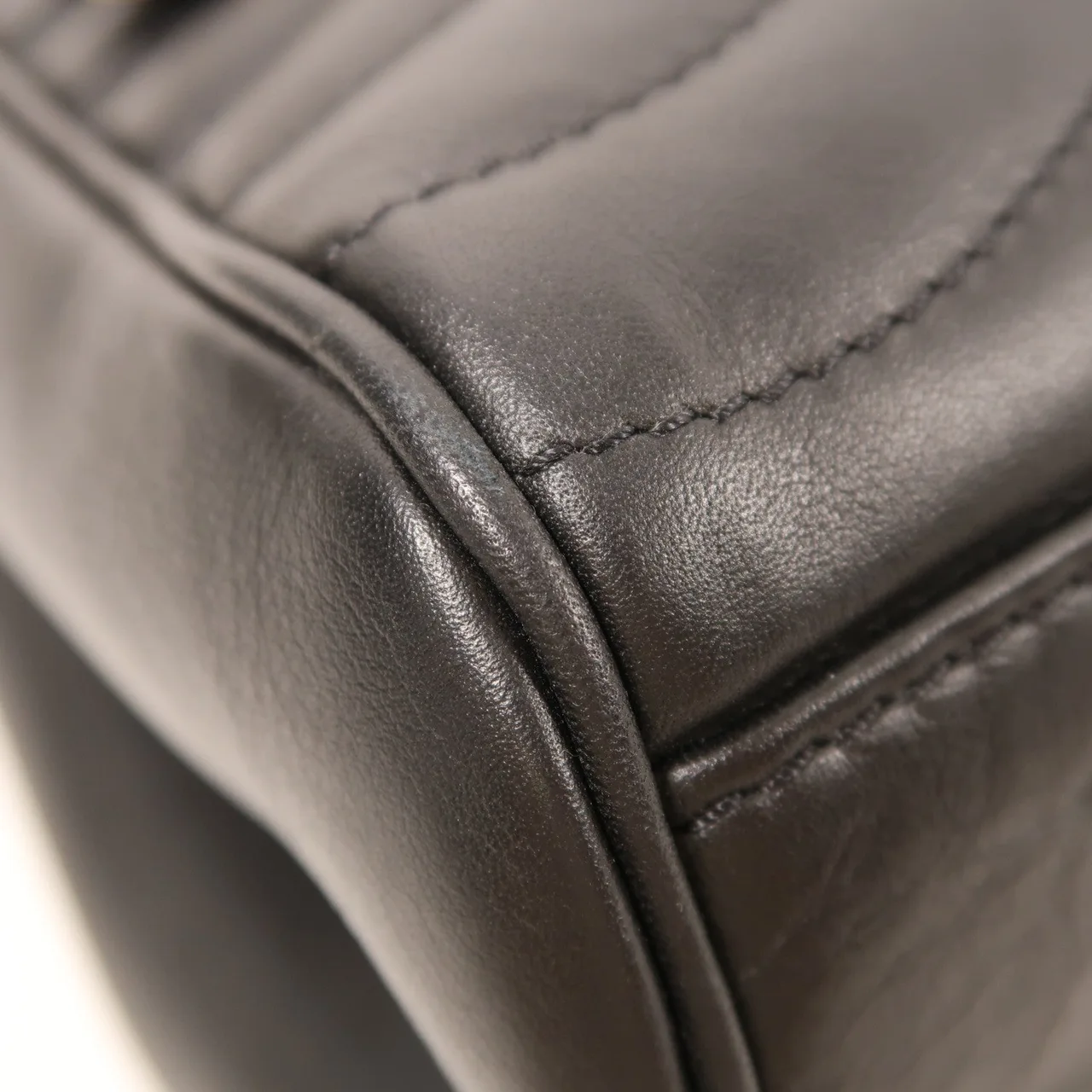 LOUIS VUITTON New Wave M51496 肩背包 牛皮 棕色 / Black 牛皮 中古品A - 縮圖 7