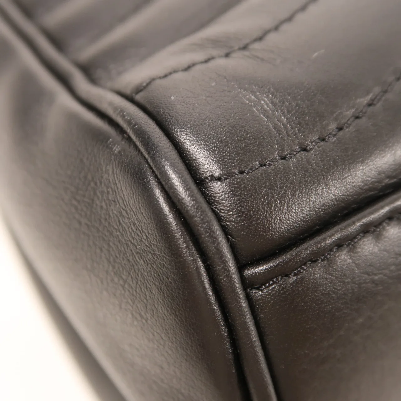 LOUIS VUITTON New Wave M51496 肩背包 牛皮 棕色 / Black 牛皮 中古品A - 縮圖 9