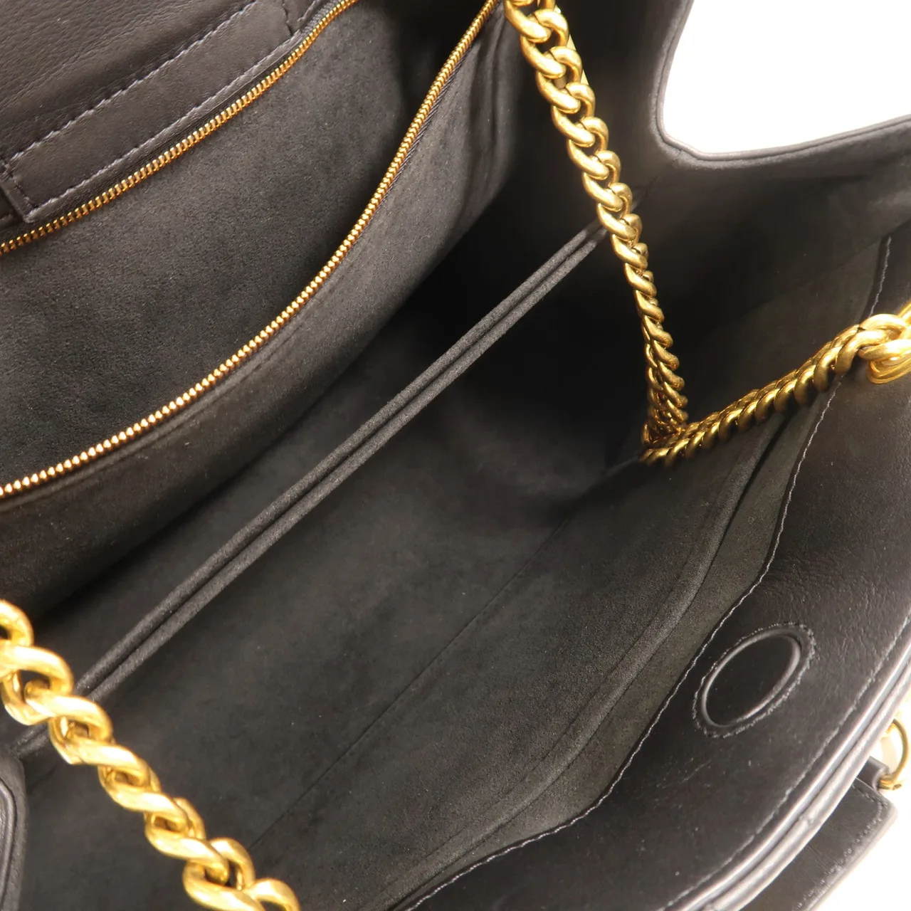 LOUIS VUITTON New Wave M51496 肩背包 牛皮 棕色 / Black 牛皮 中古品A - 縮圖 10