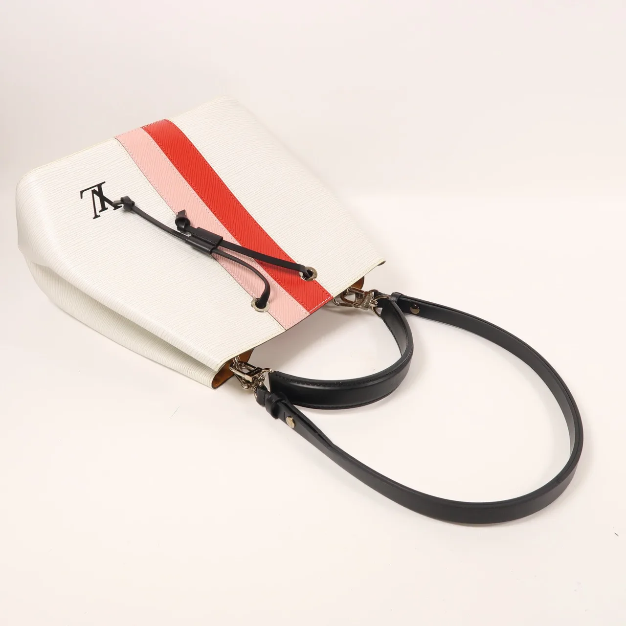 LOUIS VUITTON NeoNoe M52163 兩用包 皮革 白色 / White 皮革 中古品A - 縮圖 8