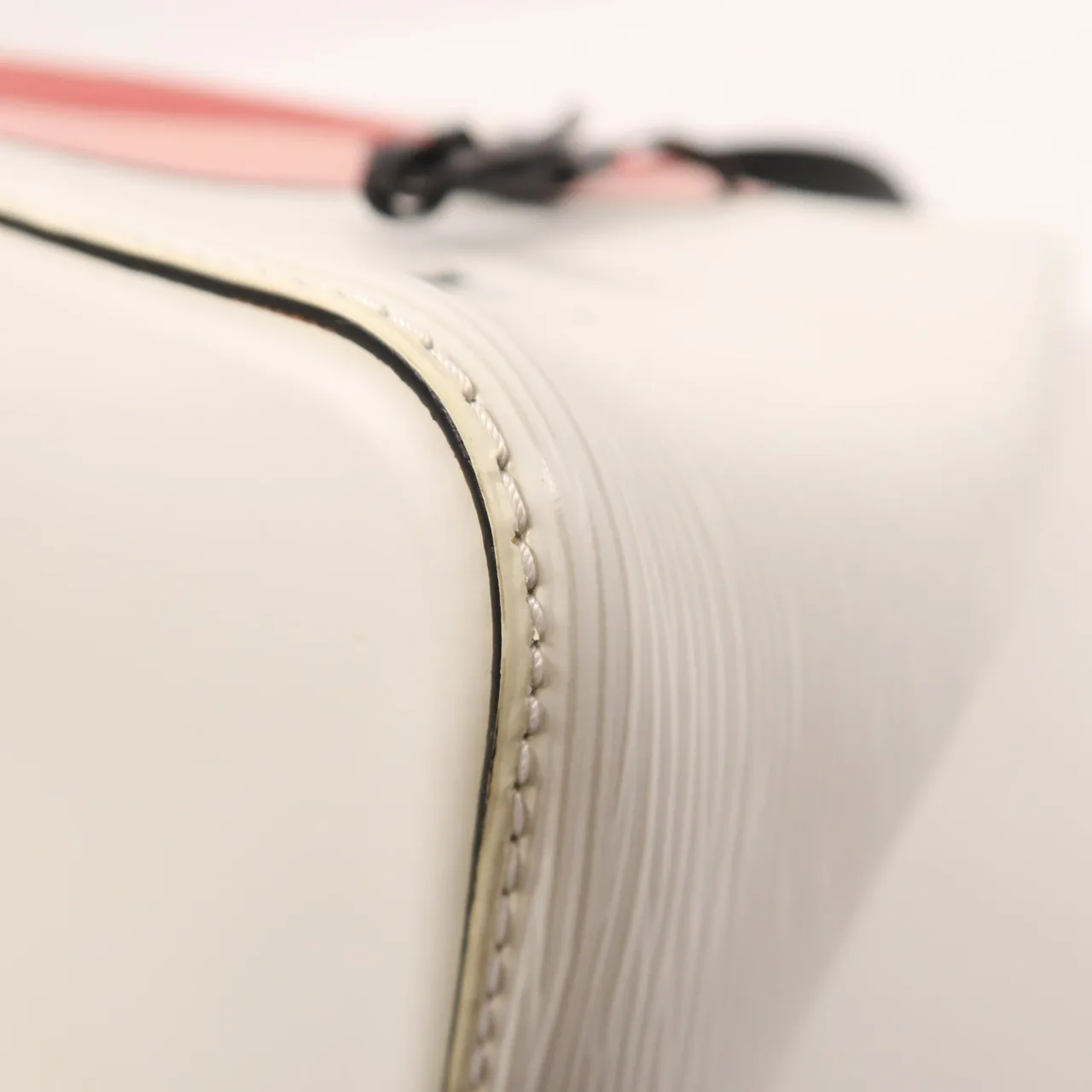 LOUIS VUITTON NeoNoe M52163 兩用包 皮革 白色 / White 皮革 中古品A - 縮圖 10