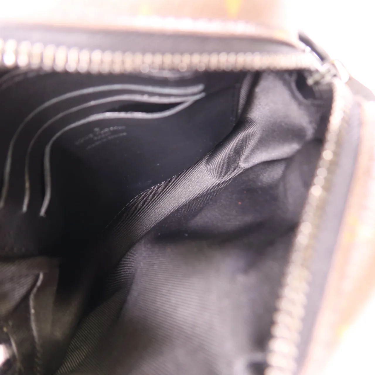 LOUIS VUITTON Christopher M69404 肩背包 塗層帆布 棕色 / 黑色 塗層帆布 中古品B - 縮圖 5