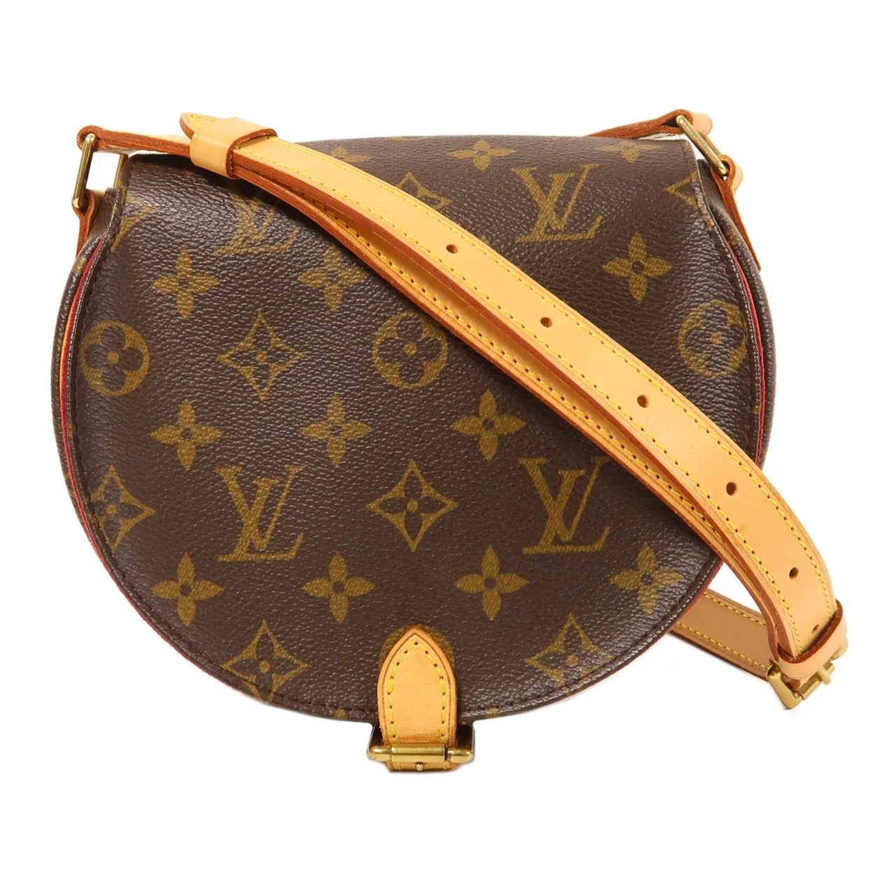 LOUIS VUITTON Tambourine M51179 肩背包 塗層帆布 棕色 / Brown