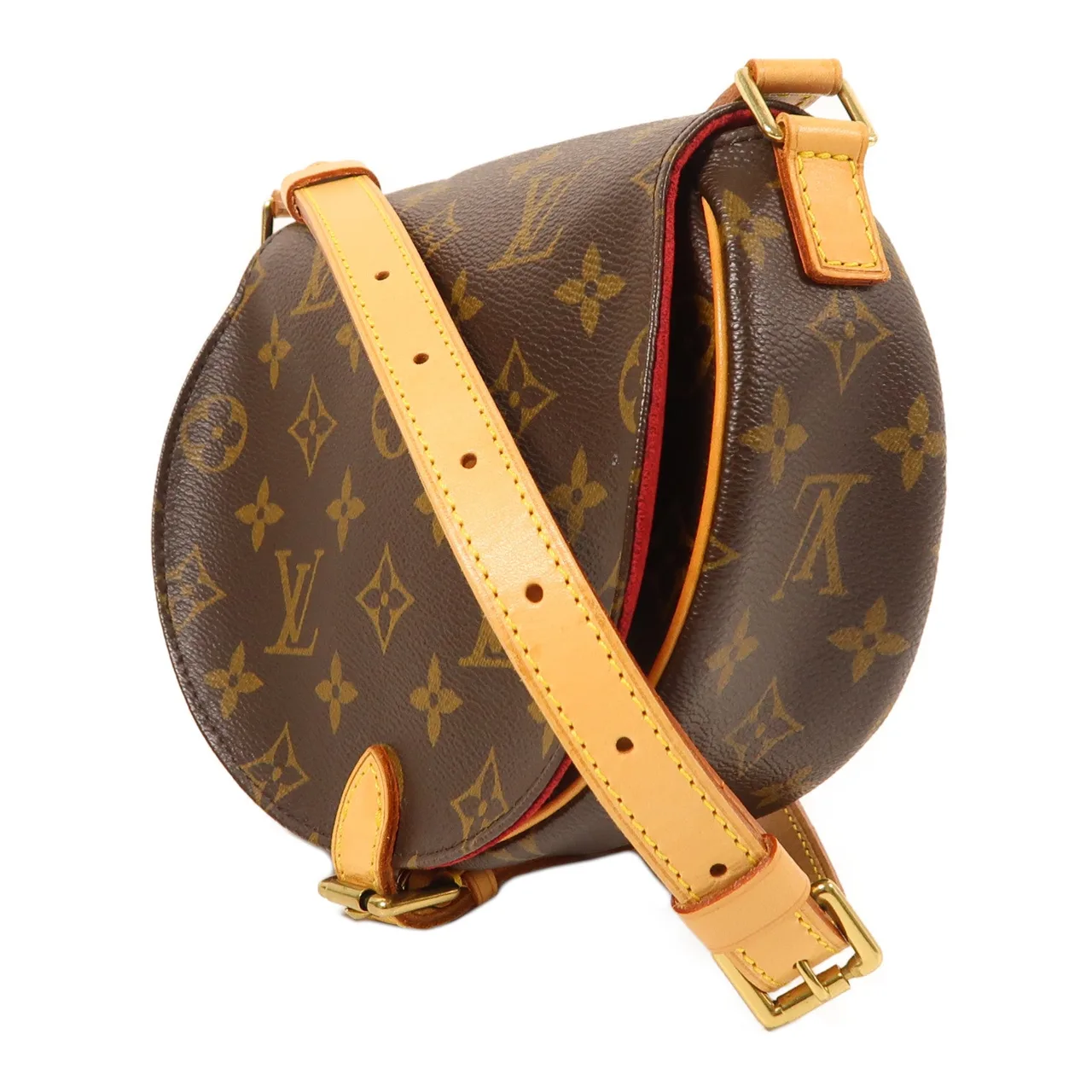 LOUIS VUITTON Tambourine M51179 肩背包 塗層帆布 棕色 / Brown 塗層帆布 中古品A - 縮圖 3