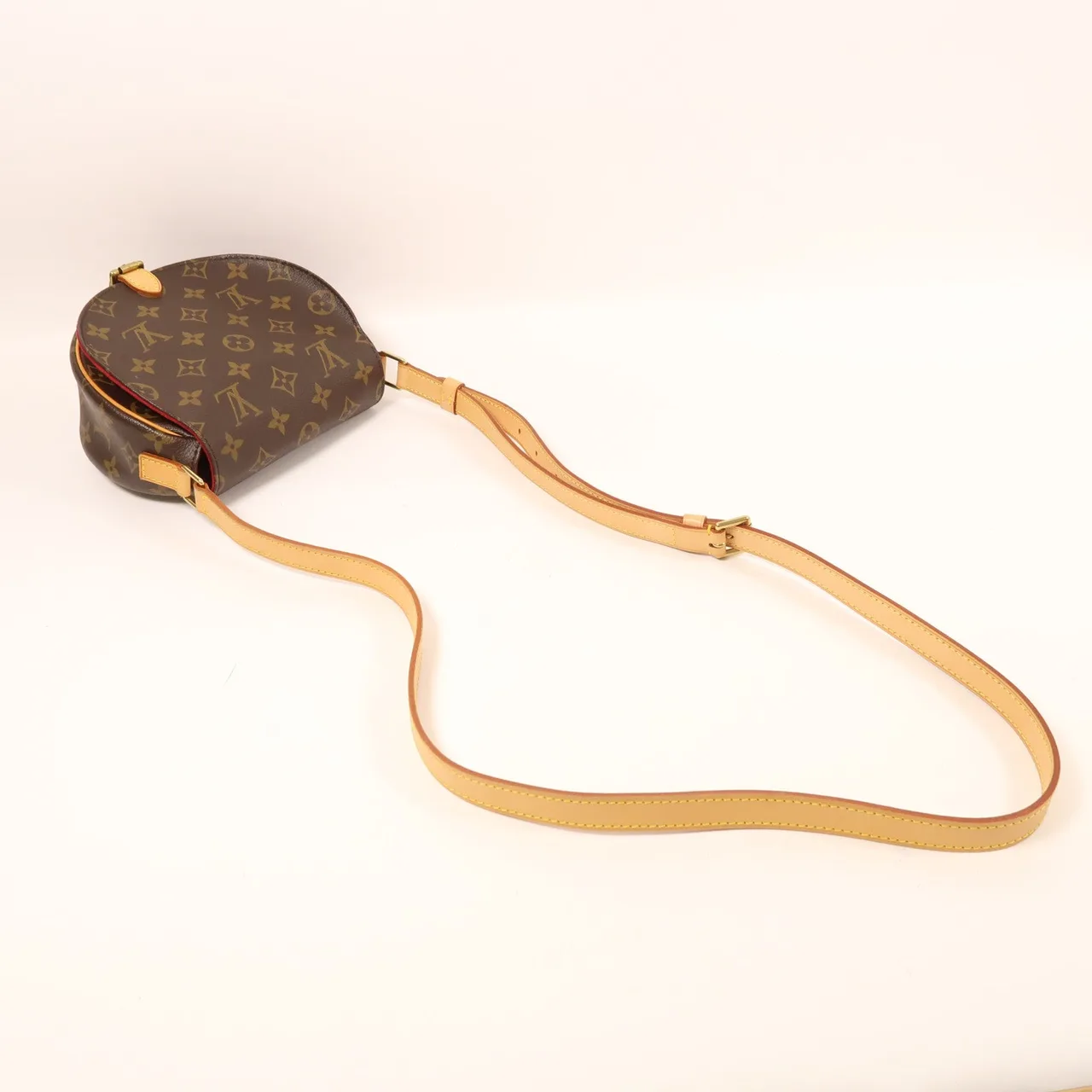 LOUIS VUITTON Tambourine M51179 肩背包 塗層帆布 棕色 / Brown 塗層帆布 中古品A - 縮圖 8