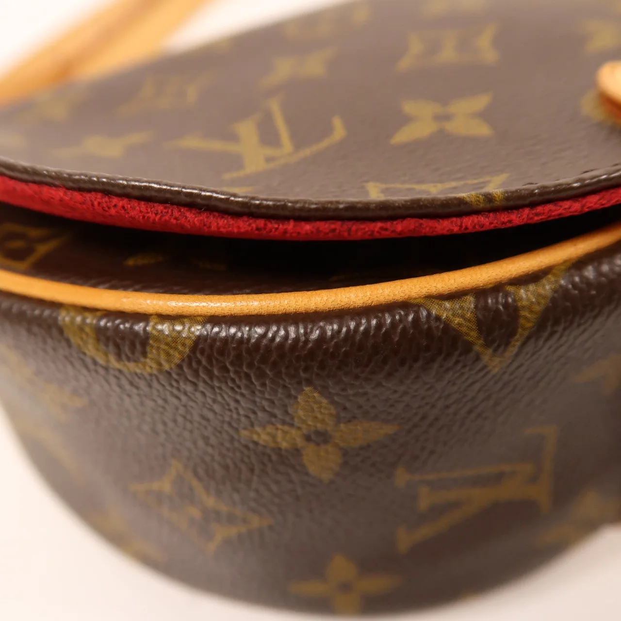 LOUIS VUITTON Tambourine M51179 肩背包 塗層帆布 棕色 / Brown 塗層帆布 中古品A - 縮圖 10