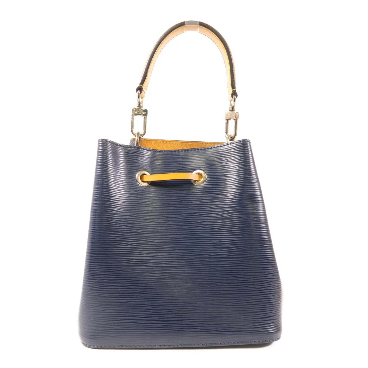 LOUIS VUITTON NeoNoe M53610 兩用包 牛皮 海軍藍 / 黃色 / Blue 牛皮 中古品B - 縮圖 2