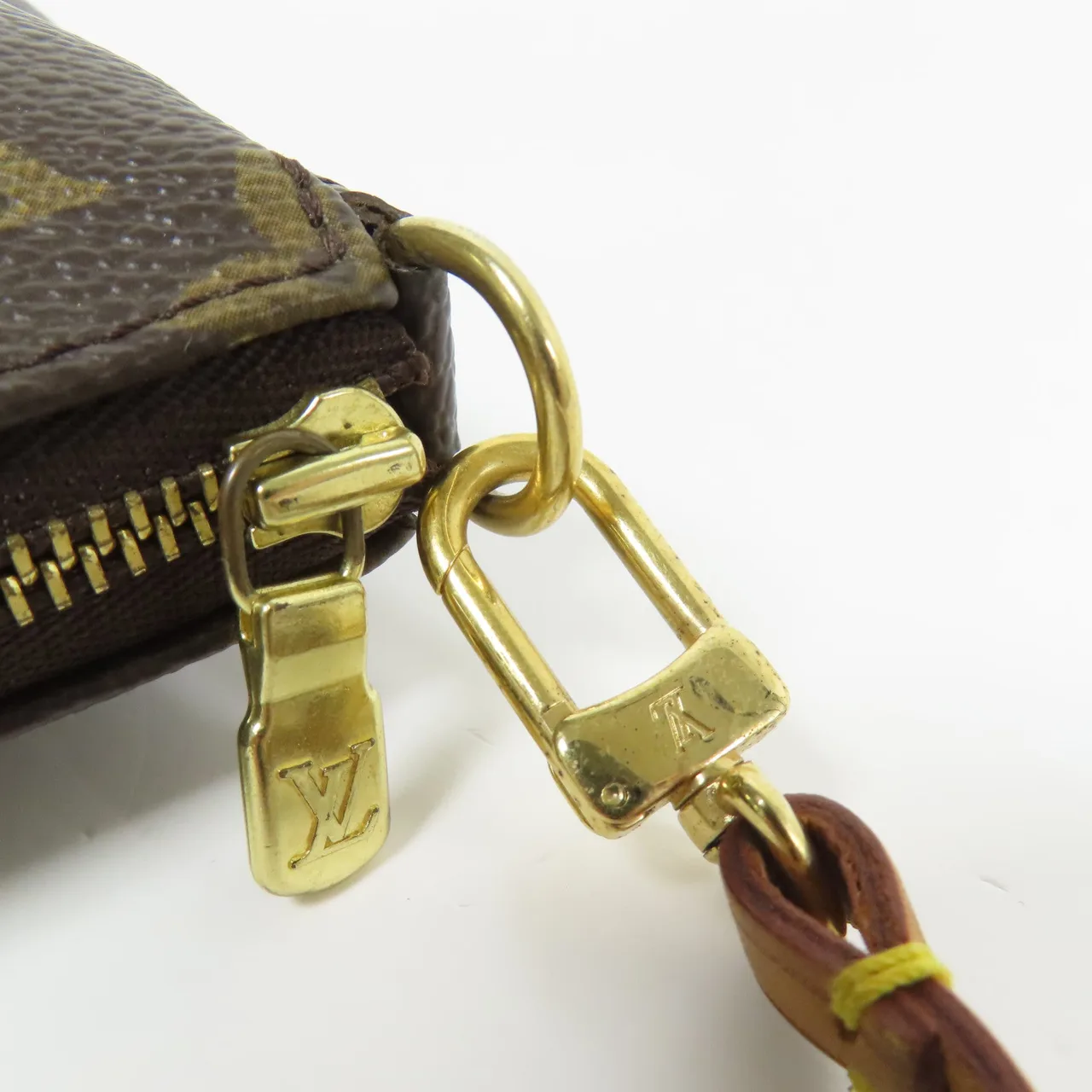 LOUIS VUITTON Pochette Accessoires M51980 化妝箱包 塗層帆布 棕色 塗層帆布 中古品B - 縮圖 7