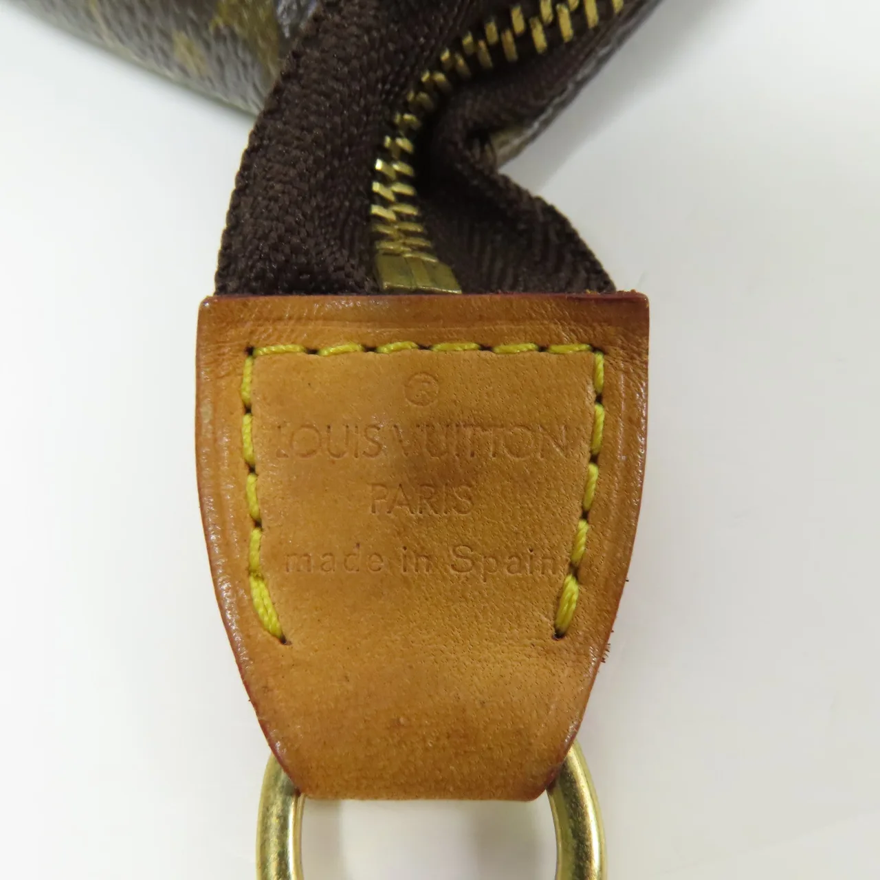 LOUIS VUITTON Pochette Accessoires M51980 化妝箱包 塗層帆布 棕色 塗層帆布 中古品B - 縮圖 9