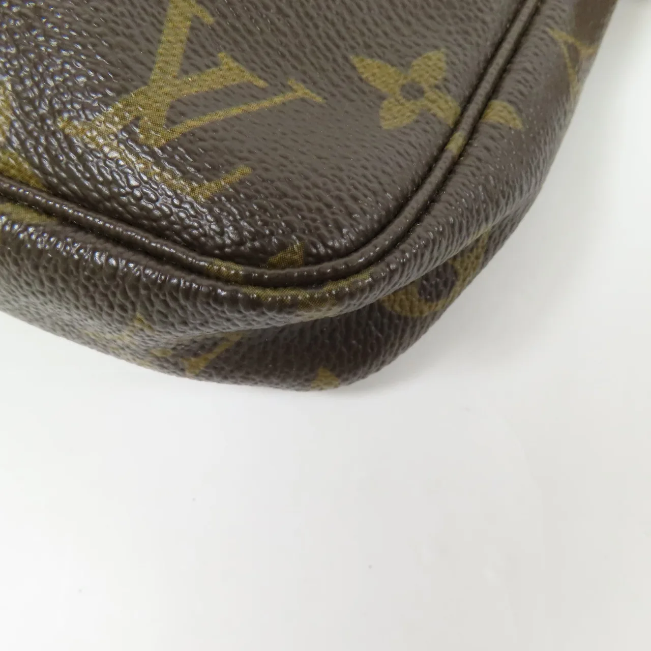 LOUIS VUITTON Pochette Accessoires M51980 化妝箱包 塗層帆布 棕色 塗層帆布 中古品B - 縮圖 11