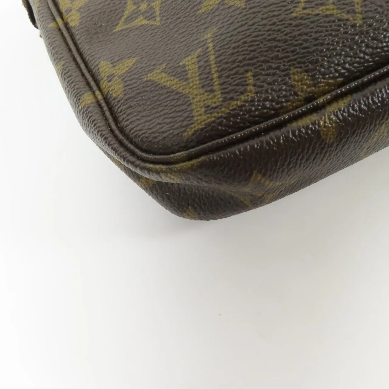 LOUIS VUITTON Pochette Accessoires M51980 化妝箱包 塗層帆布 棕色 塗層帆布 中古品B - 縮圖 12