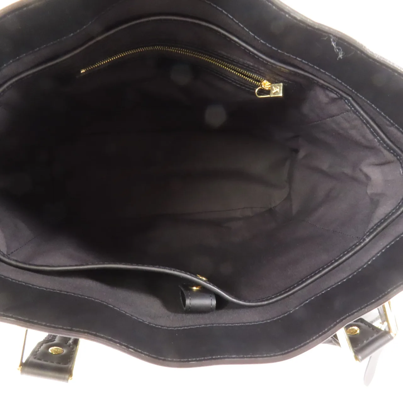 LOUIS VUITTON M92609 手提包 帆布 黑色 / Black/White 帆布 中古品A - 縮圖 5