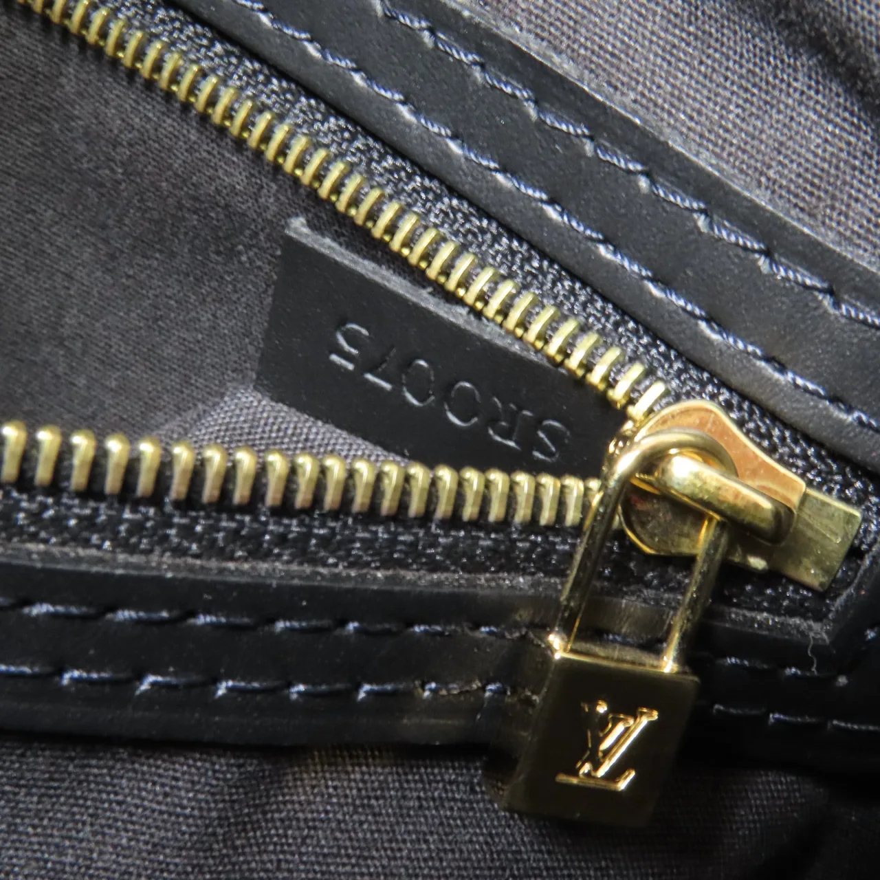 LOUIS VUITTON M92609 手提包 帆布 黑色 / Black/White 帆布 中古品A - 縮圖 11