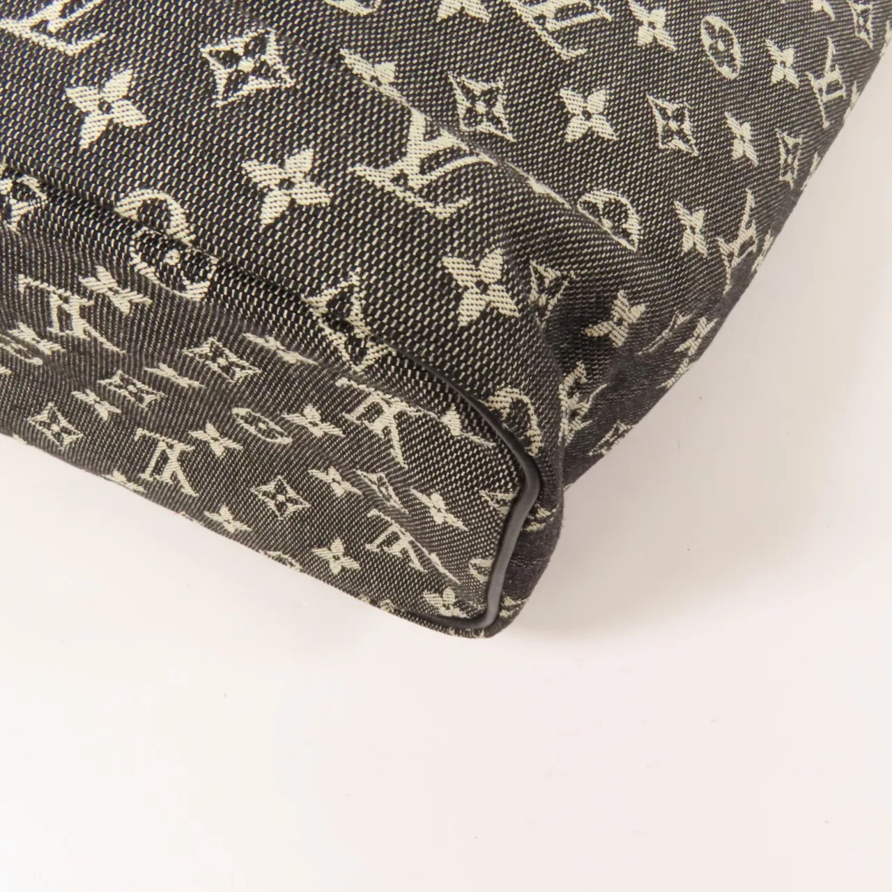 LOUIS VUITTON M92609 手提包 帆布 黑色 / Black/White 帆布 中古品A - 縮圖 12