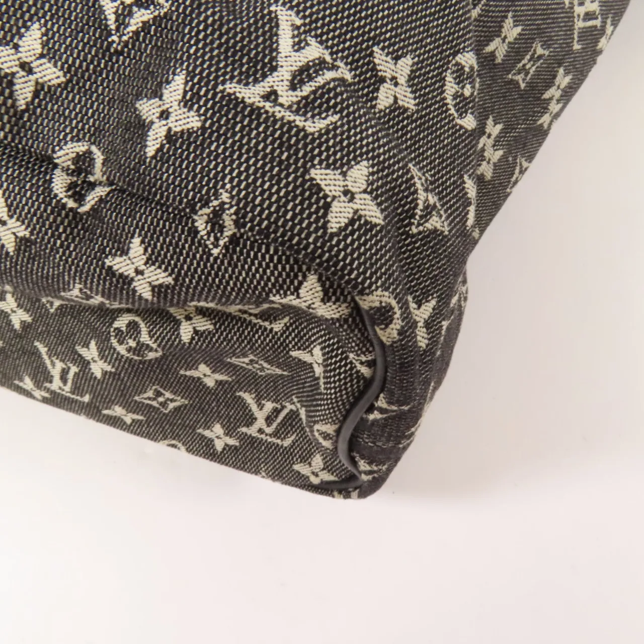 LOUIS VUITTON M92609 手提包 帆布 黑色 / Black/White 帆布 中古品A - 縮圖 14