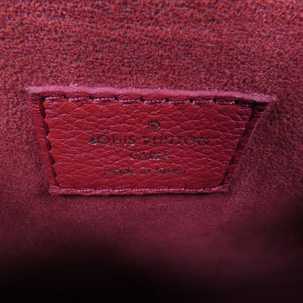 LOUIS VUITTON Victoire M41731 肩背包 塗層帆布 棕色 / 紅色 / Red 塗層帆布 中古品A - 縮圖 9